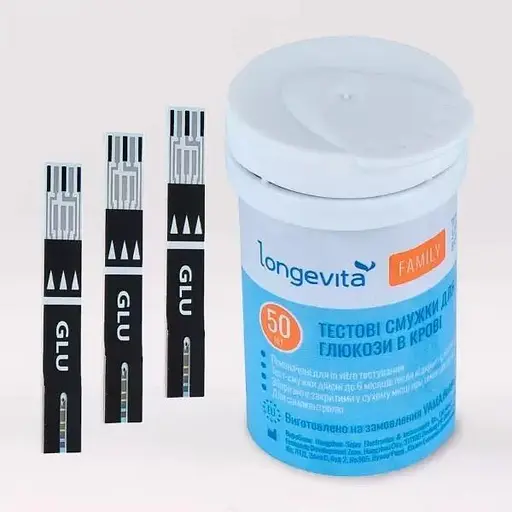 Тест-смужки Longevita Family 100 шт. (2х50 шт.) - фото 3