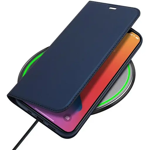 Чохол-книжка Dux Ducis з кишенею для візиток для Apple iPhone 15 Pro Max 6.7 Синій - фото 4