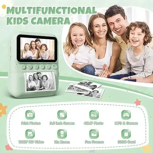 Детская камера мгновенной печати CalineGam - фото 2