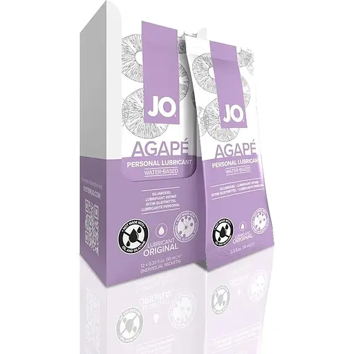 Набор лубрикантов Foil Display Box - JO Agape Lubricant - 12 x 10ml