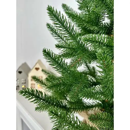 Ялинка Hvoya Classic лита пишна в мішковині 70 см зелена - фото 5