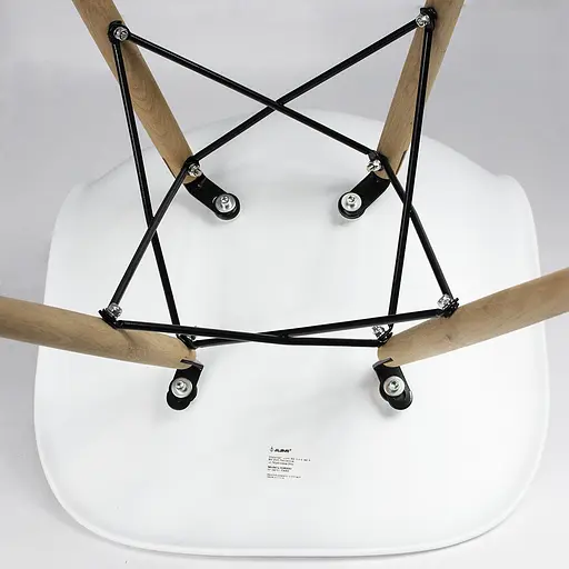 Кресло JUMI Plastic Chair White - фото 7