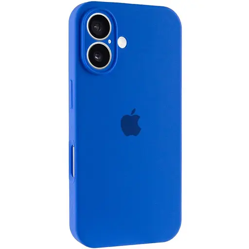 Чохол Epik Silicone Case Full Camera Protective AA для Apple iPhone 16, 6.1 Синій/Capri Blue - фото 1
