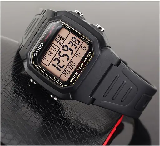 Годинники чоловічі кварцево-електронні спортивні стильні оригінал Casio W-800HG-9AVEF (модуль №3240, 3092) - фото 7