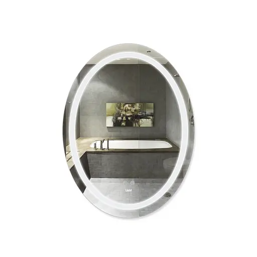Дзеркало Lidz Vida 800x600 з LED-підсвічуванням Touch, з антизапотіванням, з диммером яскравості LD78LF6080 - фото 1
