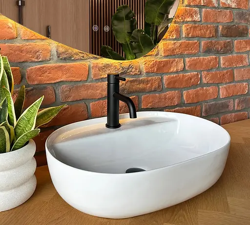 Умивальник Rea Aura 51 white накладний REA-U4620, Білий - фото 2