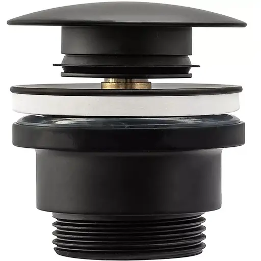 Донний клапан Paffoni ZSCA 050 NO, Чорний матовий - фото 1