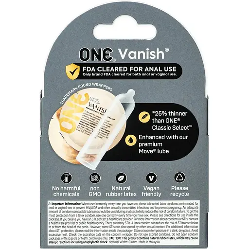 Презервативи One Vanish Hyperthin 3 шт. - фото 2