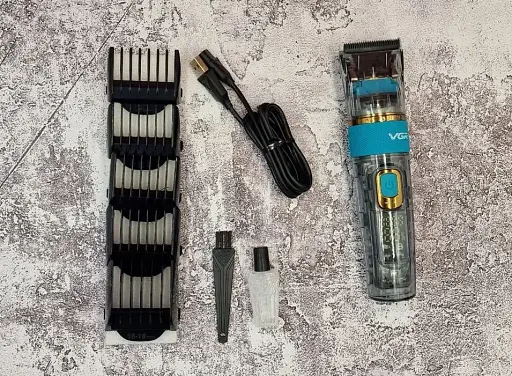 Машинка для стрижки VGR V-695 (Керамический нож, Водонепроницаемая IPX7) - фото 4