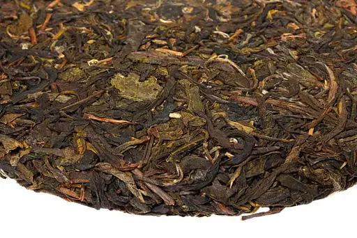 Шен Пуэр Мэнку Старый, но ярый 2008 г. - блинчик, 357 г - фото 6