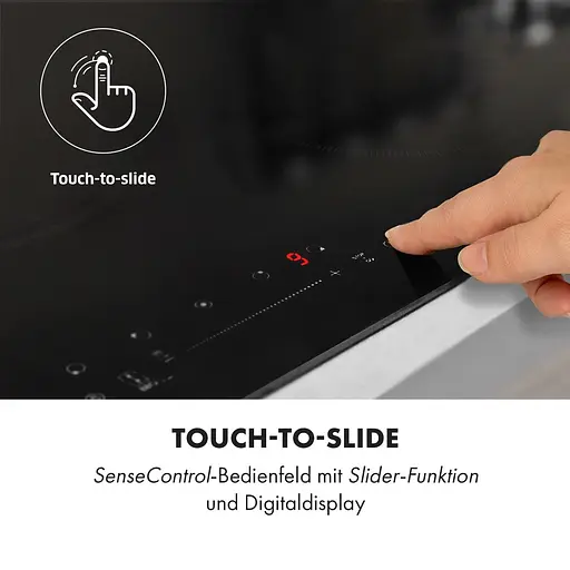 Встраиваемая индукционная варочная поверхность Klarstein Delicatessa 90 Hybrid Черный (10035181) - фото 5