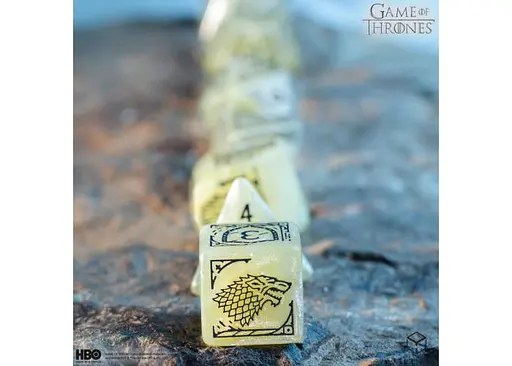 Набор кубиков Game of Thrones. Stark Dice Set , 7 шт. (GOT/00190166/2025/1/A) - фото 6
