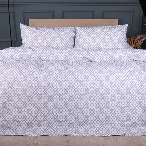 Пододеяльник MirSon бязь Abstract Gray 143х210 см (2200013164098) - фото 2