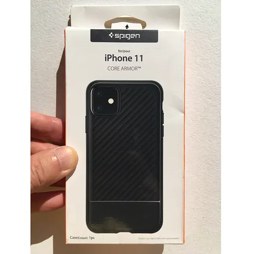 Протиударний чохол Spigen Core Armor для Iphone 11 Black 076CS27072 - фото 2