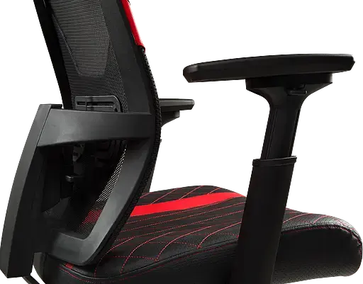 Геймерское кресло GT Racer черное с красным (X-6674 Black/Red) - фото 11