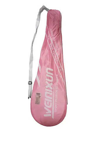 Бадмінтон C 40196 2 ракетки, в чохлі (6900067401960) Рожевий - фото 3