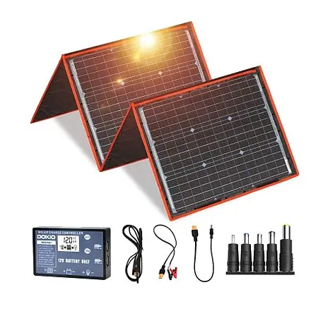 Раскладная солнечная панель 160Вт (2xUSB 1хType) 20В-выход - фото 2