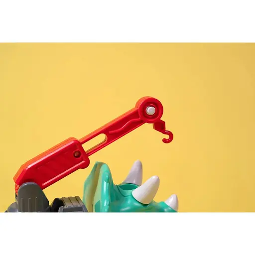 Машинка-конструктор Otamanko Трицератопс кран Голубой/красный - фото 5