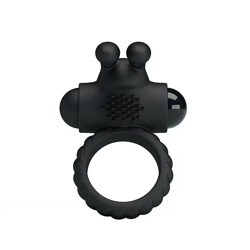 Эрекционное кольцо Pretty Love Eudora Penis Ring 2.4 см черный - фото 5