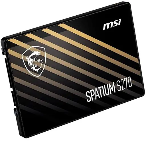 Накопитель SSD MSI Sata 2.5 480GB Spatium S270 500 512 (S78-440E350-P83) - фото 3