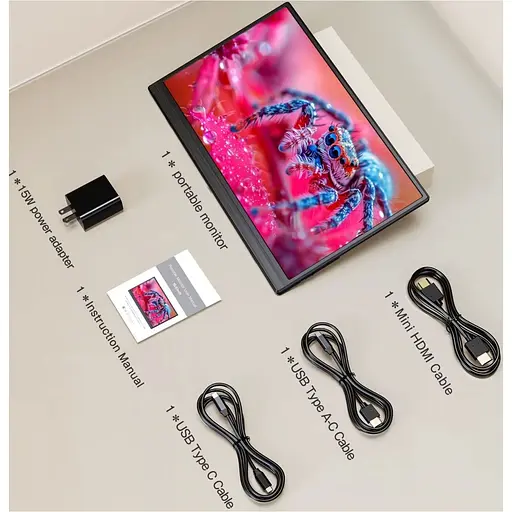 Портативный монитор UPERFECT 15.6" FHD 60Hz (132760) - фото 5