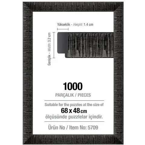 Рамка для пазлов Art Puzzle 1000 эл. 29 мм черная (5709)