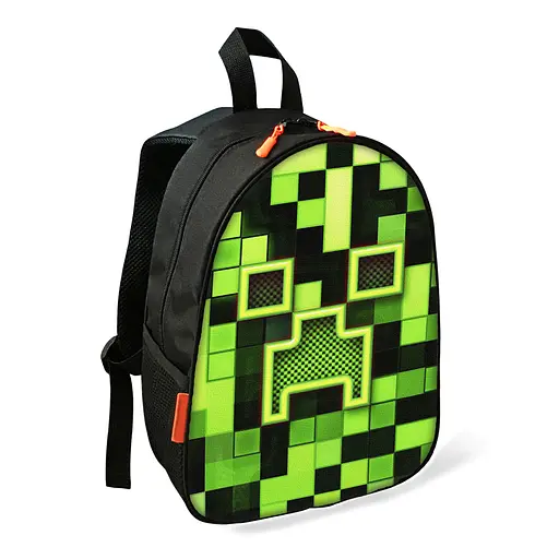 Рюкзак Minecraft Крипер детский школьный/городской 34х27х13 см для мальчика (02412)