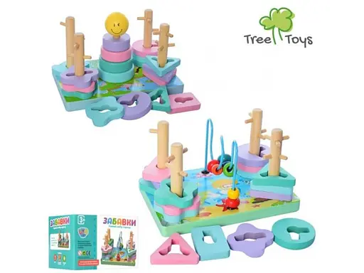 Деревянная игрушка Геометрика Limo Toy - фото 1