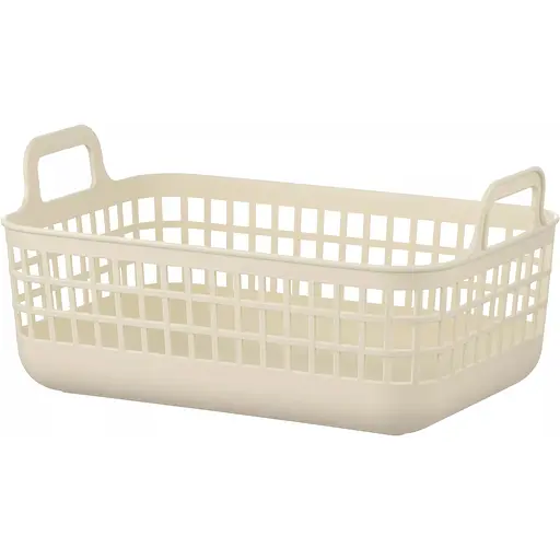 Кошик для зберігання Ardesto пластик PP 33x22x16.3 см 7 л бежевий (ARHC2507BG)