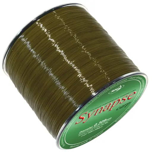 Леска Katran Synapse Carp 1000 м (olive green) 0.309 мм 15.3 lb/7.12 кг - фото 2