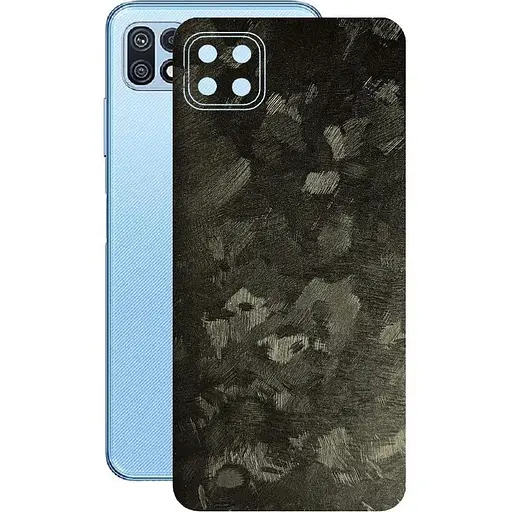 Защитная пленка StatusSKIN для Samsung Galaxy F42 5G E426 Корпус Винил Кованый металл - фото 1