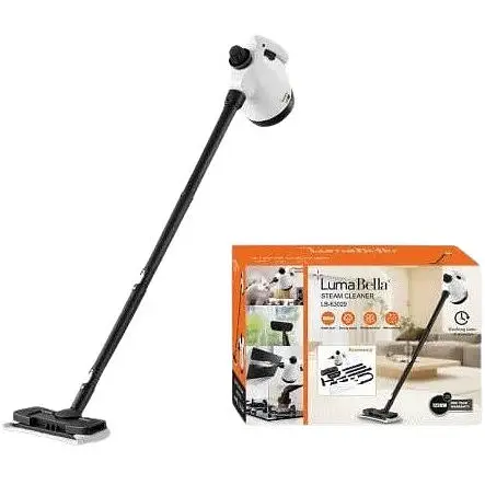 Паровий очищувач LumaBella LB-63029 з насадками 1200Вт Білий - фото 1