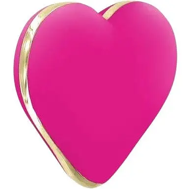 Вібратор Rianne S Heart Vibe 5.5 см фуксія