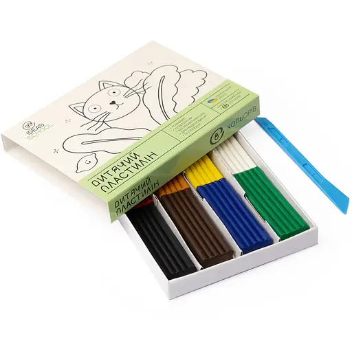 Пластилин 8 цветов, 128 грамм, стек, Увлечения, 99IDEAS - фото 5