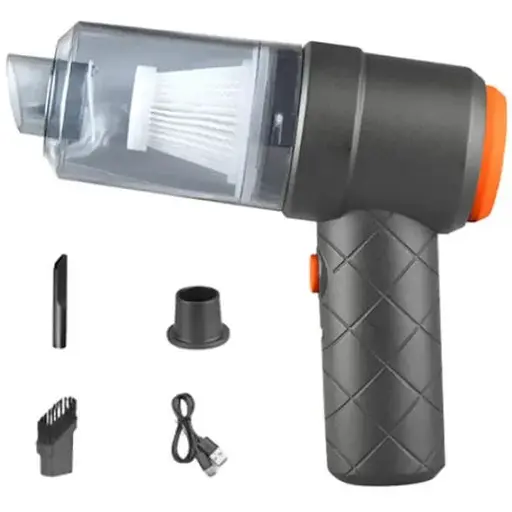 Бездротовий пилосос Vacuum Cleaner YT-M2037 ручний автомобільний 2 в 1 потужністю 120Вт Чорний - фото 1