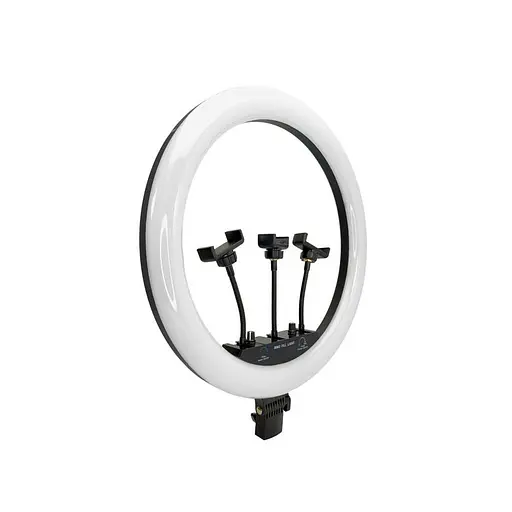 Кольцевая лампа для блоггера 45 см MJ-45 Цветная без штатива - фото 2