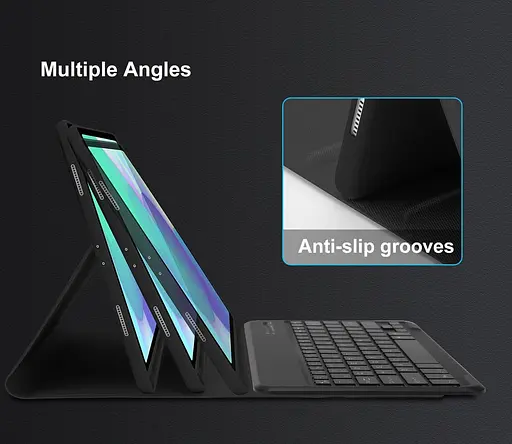 Чохол-клавіатура для 13-дюймового iPad Air (M2, 2024) та iPad Pro 12,9 (6ª 2022/5ª 2021/4ª 2020/3ª 2018), знімна клавіатура - фото 5