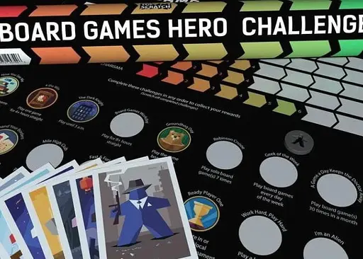 Скретч постер Board Games Hero Challenge (англ.) (СП100ДНН) - фото 3