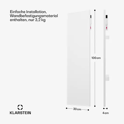 Инфракрасный обогреватель Klarstein Wonderwall Air Smart 320 (10045440) - фото 4