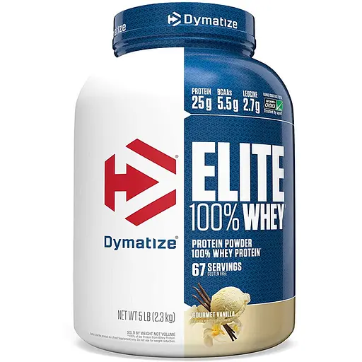 Протеїн Elite 100% Whey Protein, 2.3 кг Ваніль Dymatize Nutrition fit0022286 - фото 1