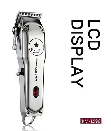 Машинка для стрижки волосся Barber Kemei Km-1996 - фото 3