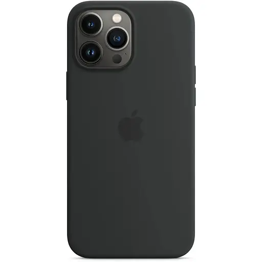 Оригинальный силиконовый чехол Apple Silicone Case MagSafe для iPhone 13 Pro Max (6.7") Midnight (MM2U3ZE/A) - фото 9