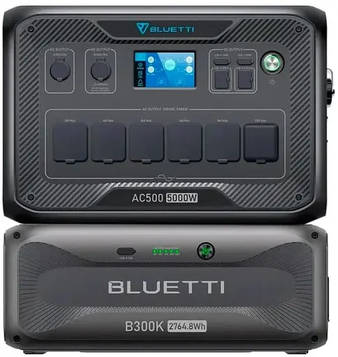Зарядная станция Bluetti AC500 + B300K Expansion Battery - фото 1