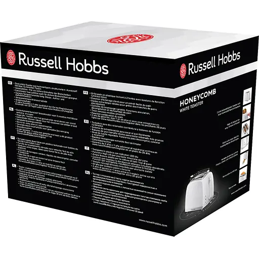 Тостер Russell Hobbs Honeycomb білий 850 Вт (26060-56) - фото 8