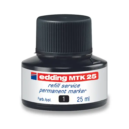 Чернила для заправки Edding Permanent e-MTK25 черная (e-MTK25/01)