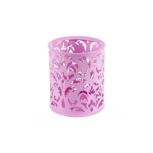 Стакан для ручек металлический Узоры, 8x10 см