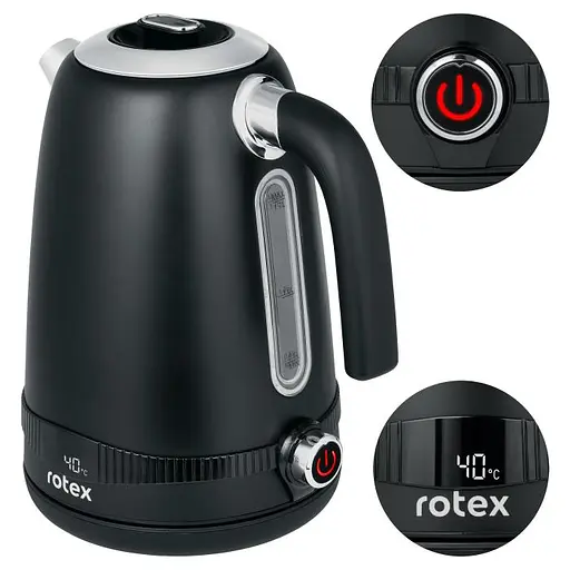 Електрочайник Rotex RKT79-B Smart - фото 1