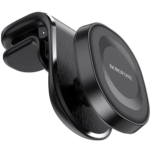 Автотримач для телефона BOROFONE BH40 Kyle air outlet magnetic car holder Black - фото 1
