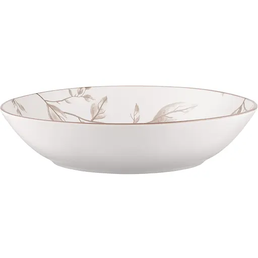 Тарілка супова Ardesto Asti 790 мл 20.2 см біло-бежевий (AR1420AB) - фото 1