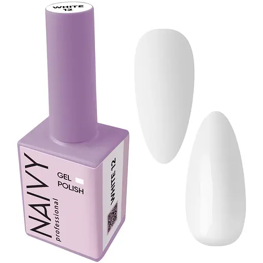 Гель-лак Naivy Professional White №12, 10 мл